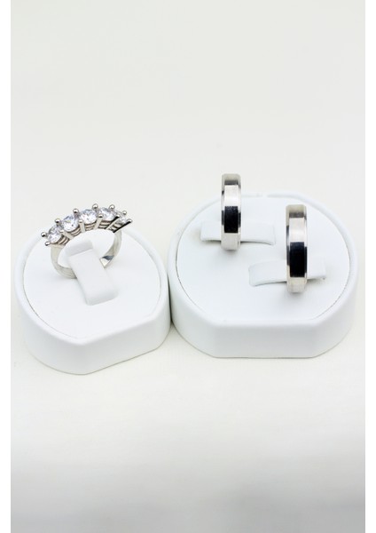 Renkli Efsane Uyum 925 Ayar Gümüş Alyans, Nişan ve Söz Yüzüğü