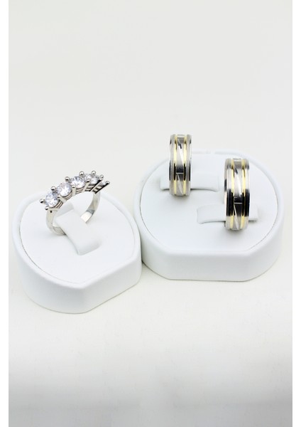 Romantik Harmoni Alyansı 925 Ayar Gümüş Alyans, Nişan ve Söz Yüzüğü