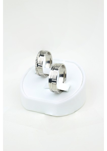 Göz Alıcı Harmoni Çemberi 925 Ayar Gümüş Alyans, Nişan ve Söz Yüzüğü fiyatları