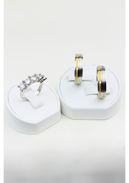 Sevgi Işıltısı Halkası 925 Ayar Gümüş Alyans, Nişan ve Söz Yüzüğü