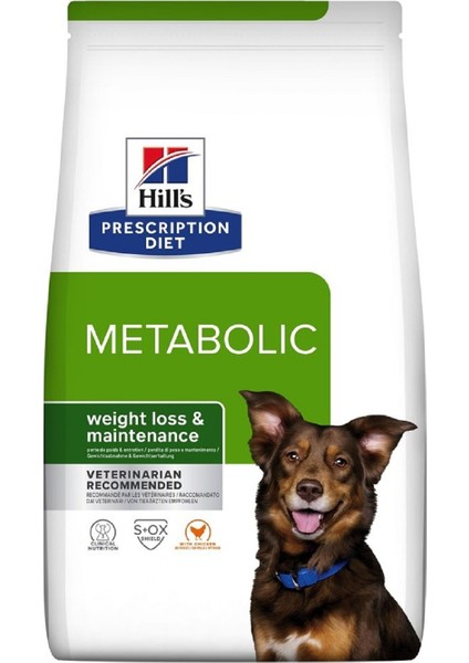 Prescription Diet Metabolic Tavuklu Köpek Kuru Maması 4 kg