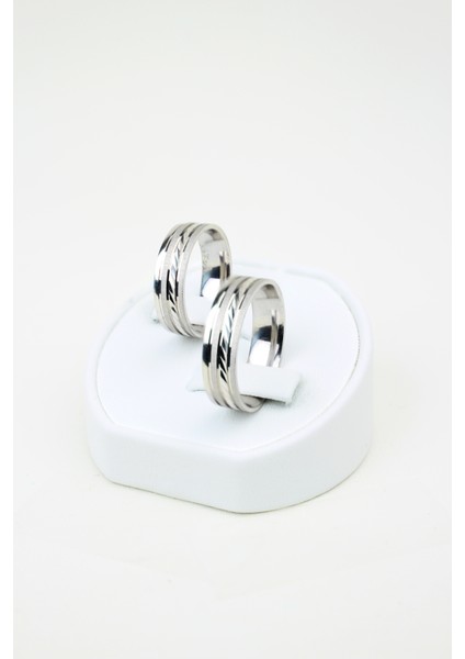 Doğal Zarafet Bağlantısı 925 Ayar Gümüş Alyans, Nişan ve Söz Yüzüğü fiyatları