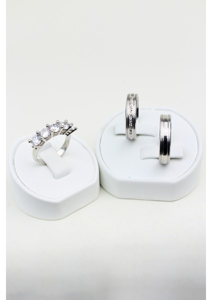 Modern Romantizm 925 Ayar Gümüş Alyans, Nişan ve Söz Yüzüğü