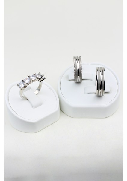 Mistik Aşk Döngüsü 925 Ayar Gümüş Alyans, Nişan ve Söz Yüzüğü