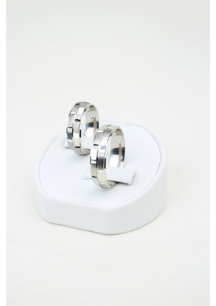 Göz Alıcı Birleşim 925 Ayar Gümüş Alyans, Nişan ve Söz Yüzüğü fiyatları