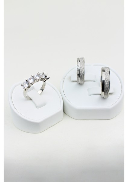 Büyülü Bağlantı Yüzüğü 925 Ayar Gümüş Alyans, Nişan ve Söz Yüzüğü