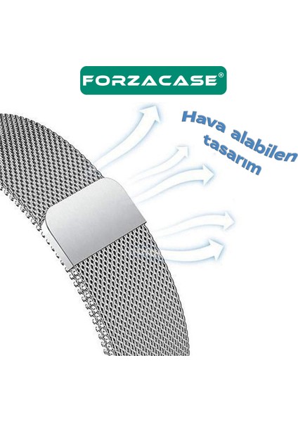 Huawei Fit 3 ile Uyumlu Metal Mıknatıslı Manyetik Kordon Kayış - FC634 indirimleri