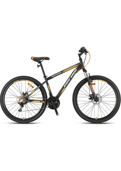 Magnum - 24" Mtb - 14' - 21 Vites - M.disc - Mat Siyah - Gri/neon Turuncu