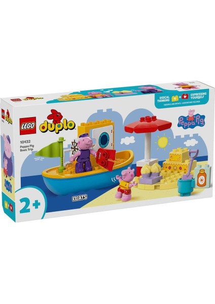 10432 LEGO Duplo Peppa Pig Tekne Gezisi 23 Parça +2 Yaş