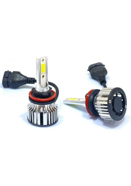 Fiat Doblo D3 LED Xenon Sis Farı Ampulü H11 Duo Yeni Seri Beyaz 2010-2015