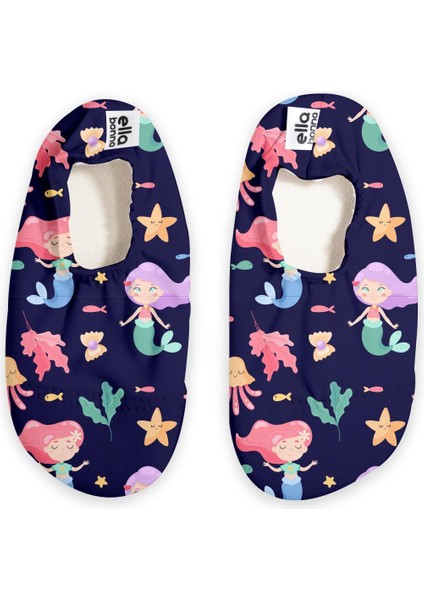 Kaydırmaz Taban, Unisex Bebek, Çocuk Deniz Ayakkabısı, Havuz Patiği, Okyanus Hayatı