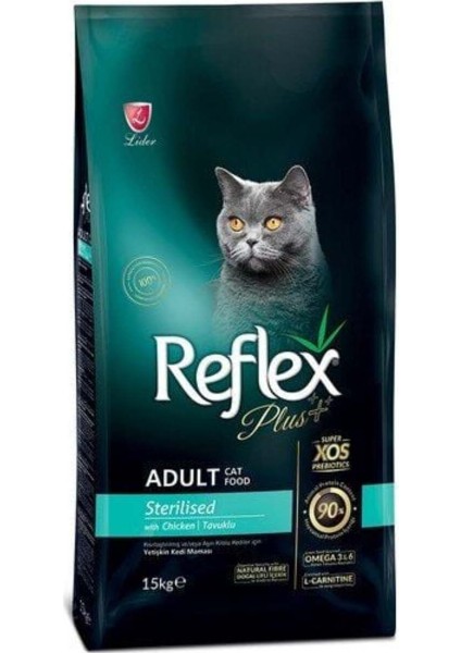 Sterilised Tavuklu Kısırlaştırılmış Yetişkin Kedi Maması 15 kg