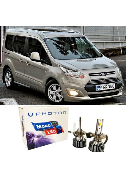 Ford Connect LED Xenon Kısa Far Ampulü H7 Mono Yeni Seri Beyaz 2014+