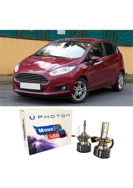 Ford Fiesta Mk6 LED Xenon Sis Farı Ampulü H11 Mono Yeni Seri Beyaz 2008-2017