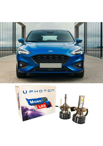 Ford Focus 4 LED Xenon Sis Farı Ampulü H8 Mono Yeni Seri Beyaz 2019+
