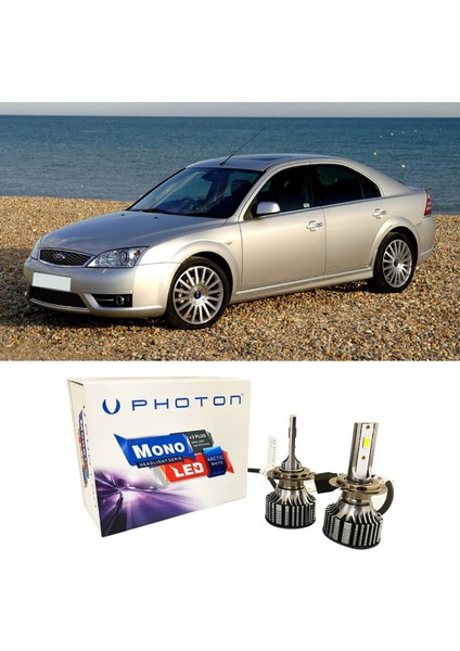 Ford Mondeo Mk3 LED Xenon Kısa Far Ampulü H7 Mono Yeni Seri Beyaz 2006-2014