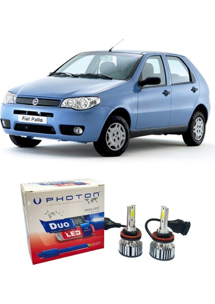 Fiat Palio LED Xenon Kısa Far Ampulü H7 Duo Yeni Seri Beyaz 2003-2005