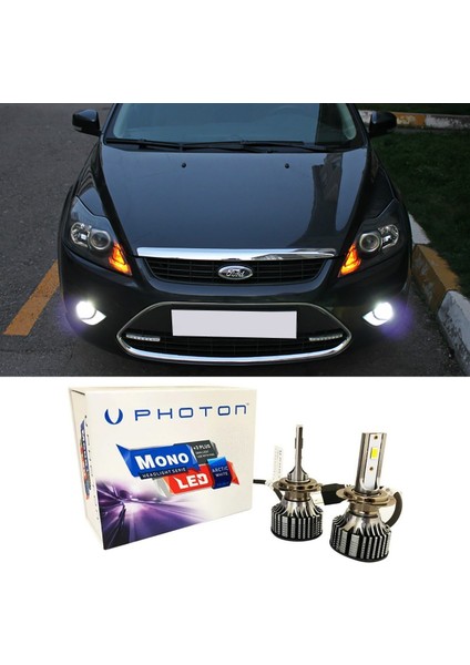 Ford Focus 2.5 LED Xenon Uzun Far Ampulü H1 Mono Yeni Seri Beyaz 2008-2011