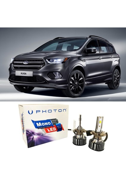 Ford Kuga 2.5 LED Xenon Kısa Far Ampulü H7 Mono Yeni Seri Beyaz 2017-2020