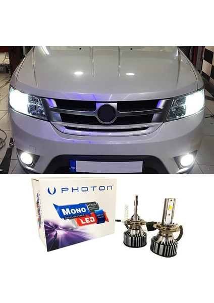 Fiat Freemont LED Xenon Kısa Far Ampulü H11 Mono Yeni Seri Beyaz