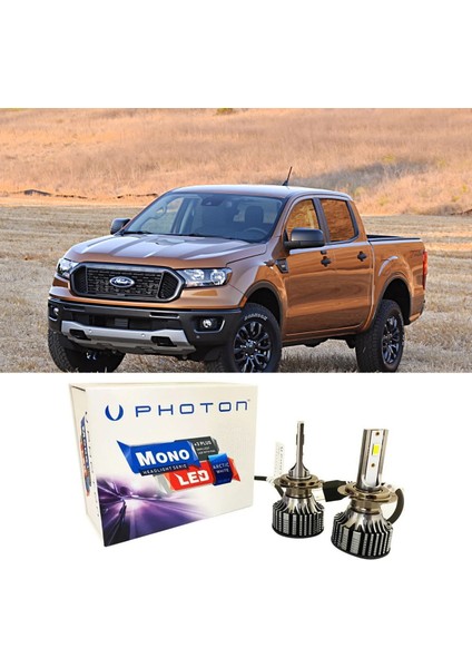 Ford Ranger LED Xenon Sis Farı Ampulü H8 Mono Yeni Seri Beyaz 2019-2022