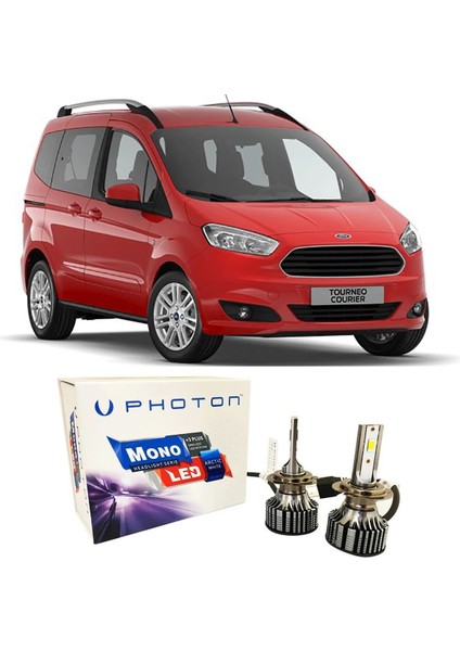 Ford Tourneo Courier LED Xenon Sis Farı Ampulü H11 Mono Yeni Seri Beyaz