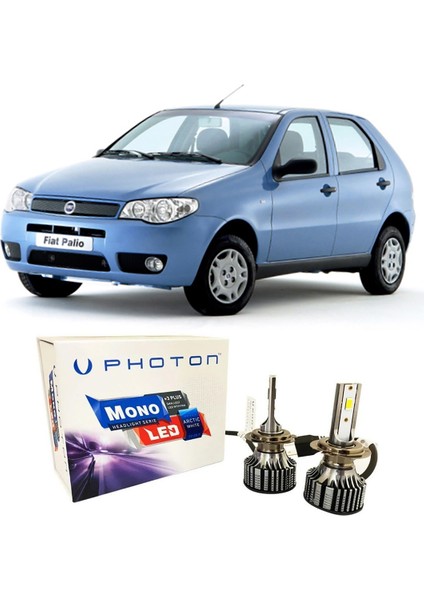 Fiat Palio LED Xenon Uzun Far Ampulü H1 Mono Yeni Seri Beyaz 2003-2005