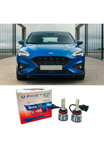 Ford Focus 4 LED Xenon Kısa Far Ampulü H7 Duo Yeni Seri Beyaz 2019+