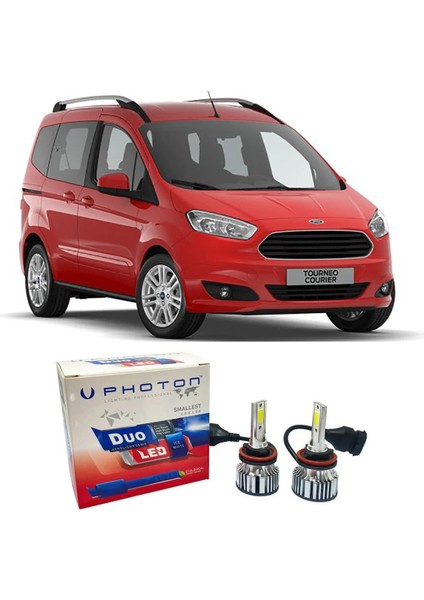Ford Tourneo Courier LED Xenon Sis Farı Ampulü H11 Duo Yeni Seri Beyaz