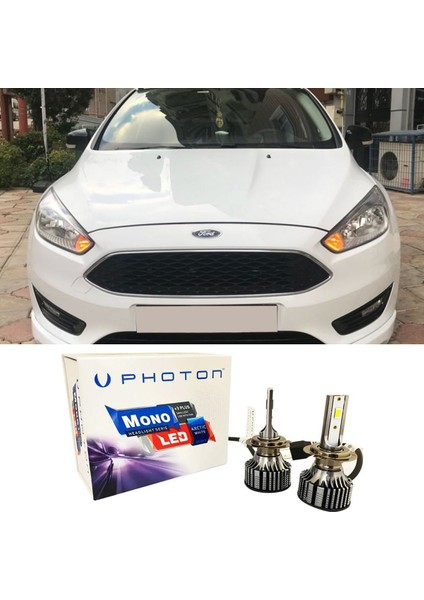 Ford Focus 3.5 LED Xenon Uzun Far Ampulü H1 Mono Yeni Seri Beyaz 2015-2018