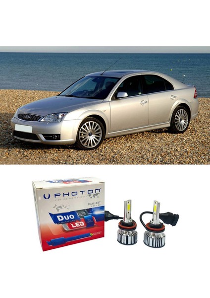 Ford Mondeo Mk3 LED Xenon Kısa Far Ampulü H7 Duo Yeni Seri Beyaz 2006-2014