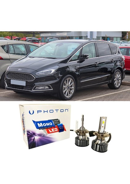 Ford Smax LED Xenon Kısa Far Ampulü H7 Mono Yeni Seri Beyaz