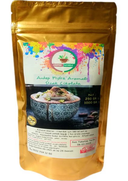 Antep Fıstık Aromalı Türk Kahvesi 250 gr