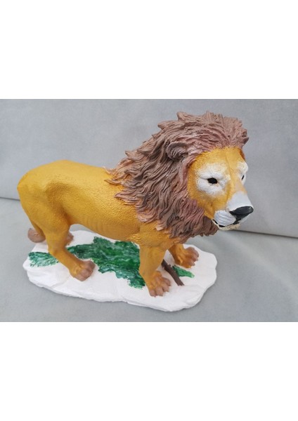 Aslan Biblo Gerçekçi Boyama Aslan Biblo Hediyelik Aslan Dekor