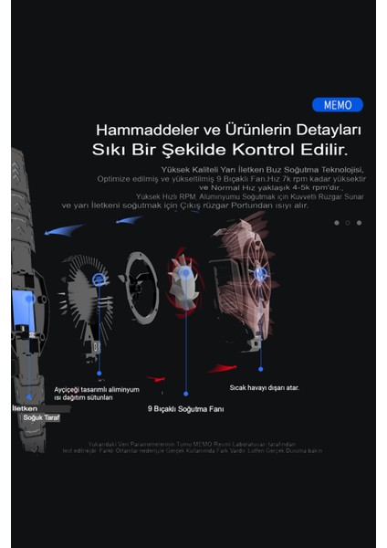 DL05 Radyatör Telefon Soğutucu Fan 12