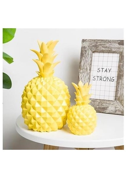 Buffer Ananas Şeklinde Desenli Büyük Boy Pilli Masa ve Gece Lambası