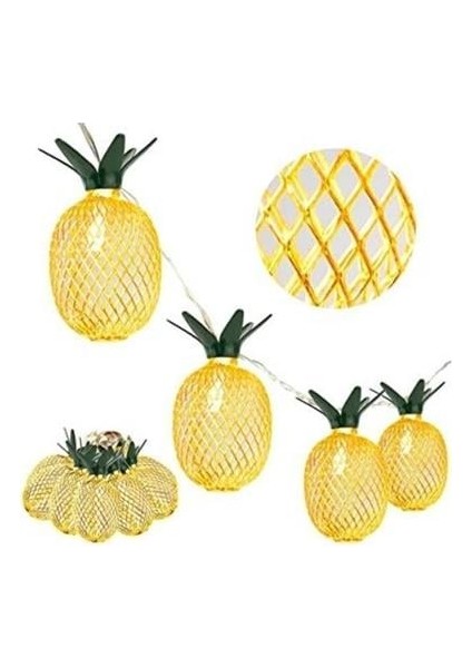 Buffer Dekoratif Pilli Pineapple Ananas Pilli Şerit LED Işık (1 Metre)