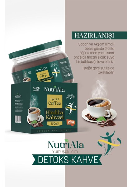 Nutri Ala Karahindiba Kahvesi (Inülin,lif,detoks) 150 gr