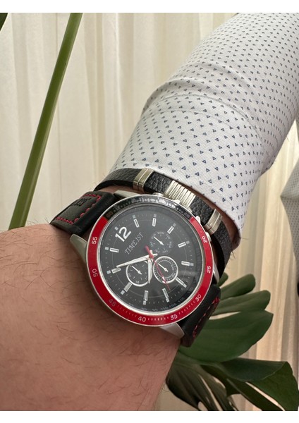 Saat Kemer Cüzdan Çakmak Bileklik Seti fırsatları