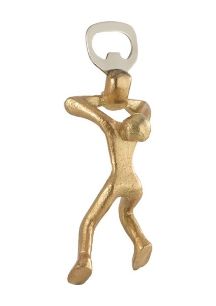 Figürlü Gold Şişe Açacağı