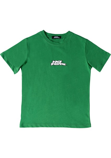 Somon Önü Baskılı Bisiklet Yaka Kısa Kol Erkek Çocuk Penye T-Shirt B500334