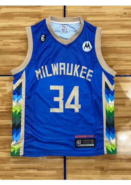 North Stand NBA Milwaukee Bucks Giannis Antetokounmpo Basketbol Forması