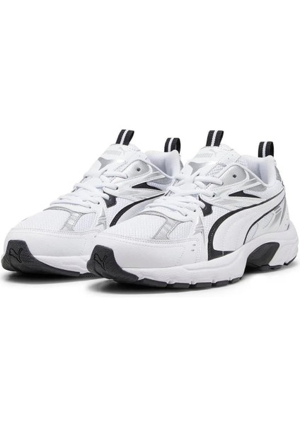 Milenio Tech Beyaz Gümüş Unisex Spor Ayakkabı 392322-01 V4
