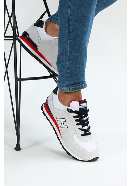 Peru Erkek Sneaker Spor Ayakkabı 19250 Kirli Beyaz Kırmızı V7 fiyatları