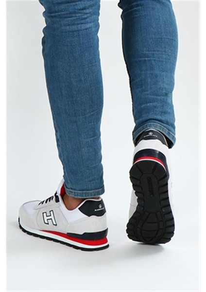 Peru Erkek Sneaker Spor Ayakkabı 19250 Kirli Beyaz Kırmızı V7 indirimleri