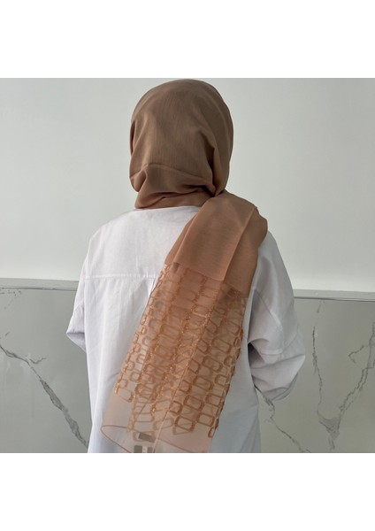 Ipeksi Tül Jakar Şal Kavun Içi JSK0110
