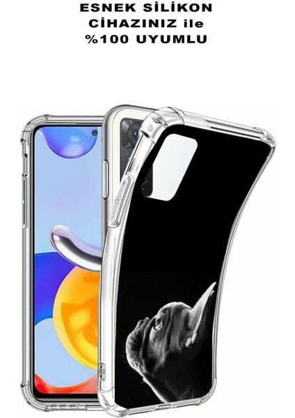 Samsung Galaxy S23 Plus Uyumlu Köpek 1 Baskılı Şeffaf Köşe Korumalı Antişok Kılıf