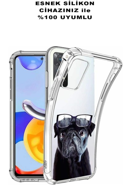 Samsung Galaxy S22 Uyumlu Köpek 3 Baskılı Şeffaf Köşe Korumalı Antişok Kılıf