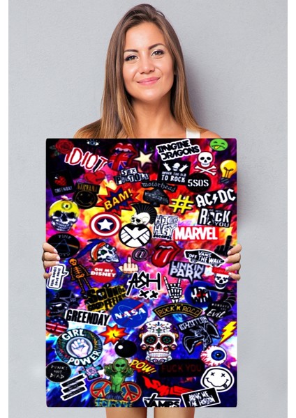 Pop Art Temalı Modern Tablo TBL1019
