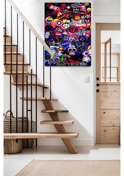 Pop Art Temalı Modern Tablo TBL1019